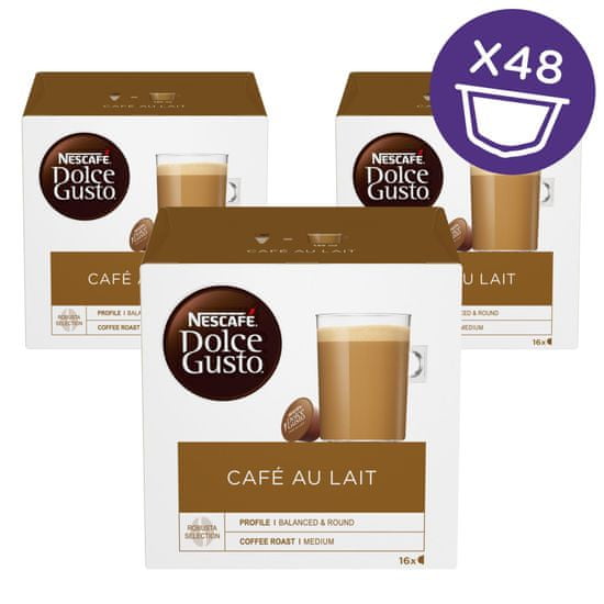 NESCAFÉ Dolce Gusto® kávové kapsle Café au Lait 3balení