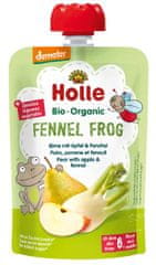 Holle Bio Fennel Frog 100% pyré hruška - jablko - fenykl 6 x 100g
