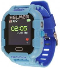Chytré dotykové hodinky s GPS lokátorem a fotoaparátem - LK 708 modré