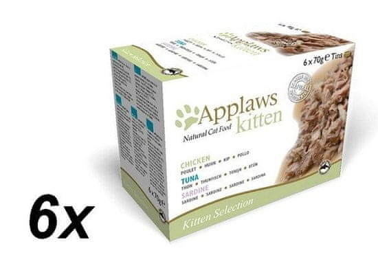 Applaws konzerva Cat KITTEN 6x70g MultiPack
