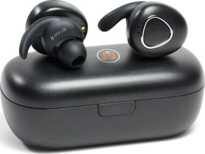bezdrátová Bluetooth 4.2 sluchátka technaxx bt-x39 bezdrátová li-pol baterie ipx4 ochrana handsfree volání nabíjecí pouzdro 
