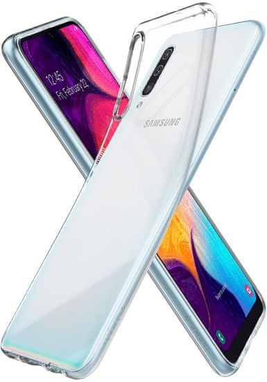 Spigen Ochranný kryt Liquid Crystal pro Samsung Galaxy A50, transparentní 611CS26200