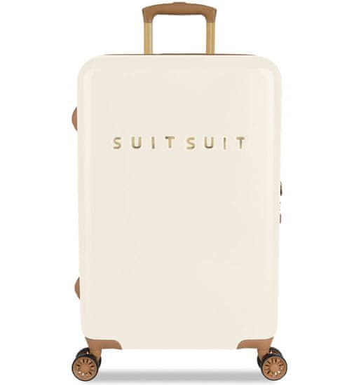 SuitSuit Cestovní kufr TR-7104/3-M - Fab Seventies Antique White