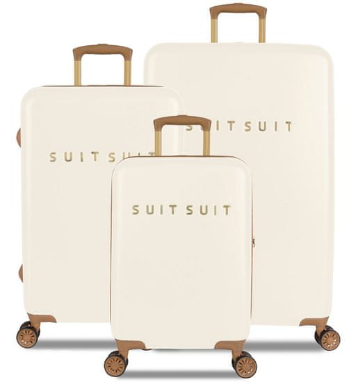 SuitSuit Sada cestovních kufrů TR-7104/3 - Fab Seventies Antique White