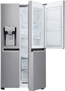 americká lednice chladnička LG GSL961SWUZ 10 let záruky na lineární kompresor smart thinq wifi připojení moist balance crisper a++ lineární kompresor total no frost