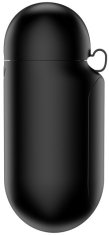 BASEUS Bezdrátové silikonové nabíjecí pouzdro pro sluchátka Apple AirPods WIAPPOD-01, černé
