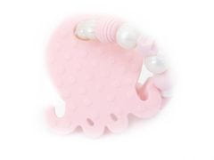 KidPro Silikonové kousátko: Chobotnička růžová