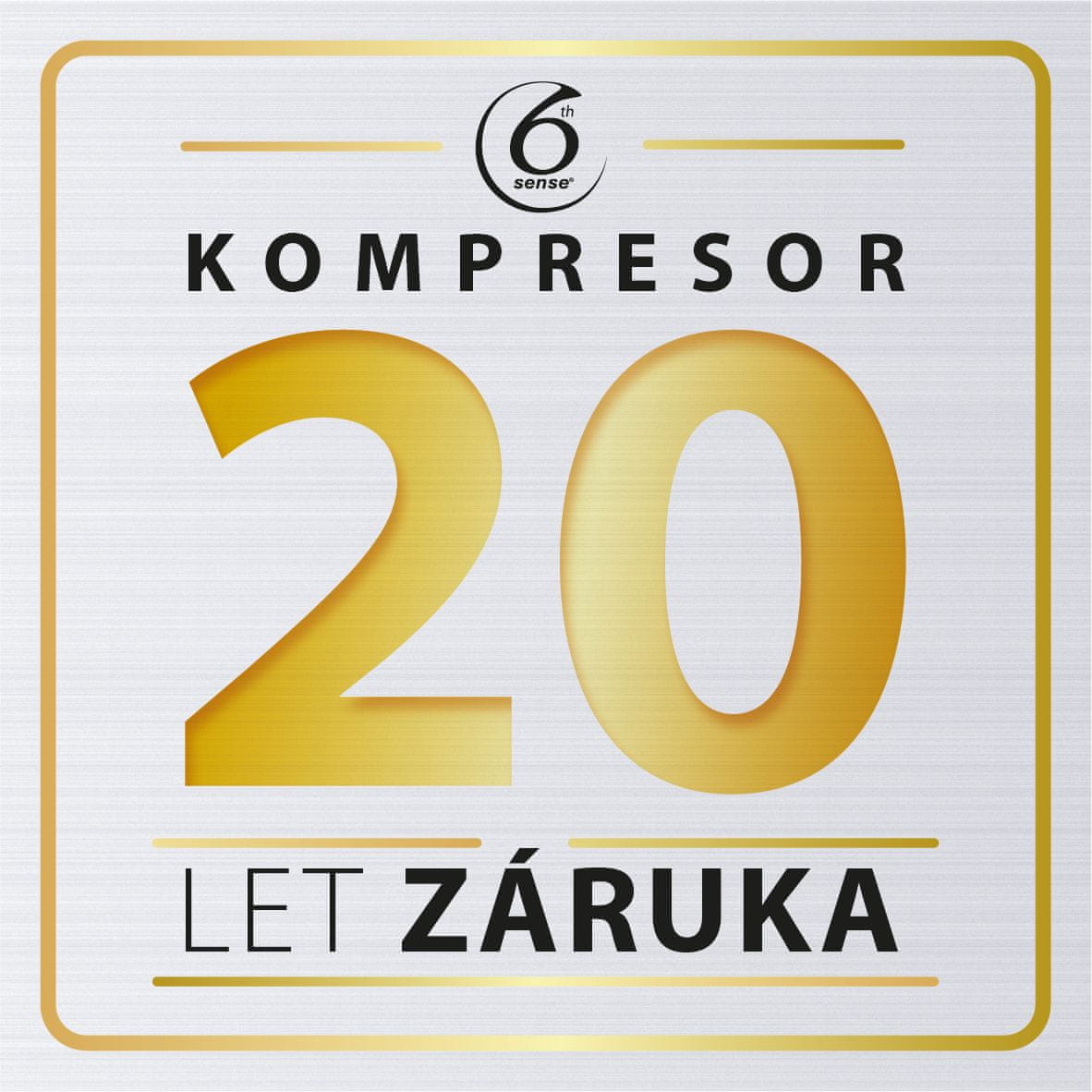 20letá záruka na kompresor