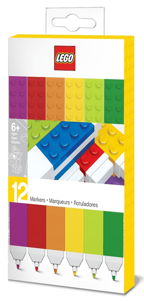 Levně LEGO Fixy, mix barev - 12 Ks