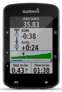 GPS navigace na kolo Garmin Edge 520 Plus, cyklomapy Evropy, navigování, notifikace z telefonu, detekce nehody