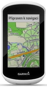 GPS navigace na kolo Garmin Explore, cyklomapy Evropy, navigování, notifikace z telefonu, detekce nehody, velký barevný dotykový displej