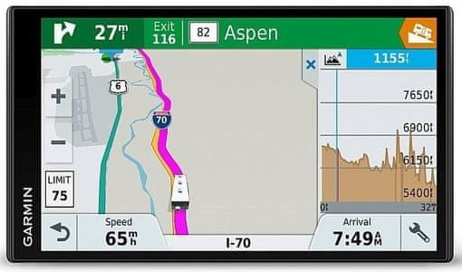GPS navigace pro karavan Camper 770T-D Lifetime Europe 45, mapa Evropy, doživotní aktualizace, digitální příjem dopravních informací