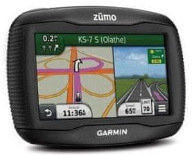 Motocyklová GPS navigace Zumo 395 Lifetime Europe45, mapa střední Evropy, doživotní aktualizace, Bluetooth hands-free, odolná