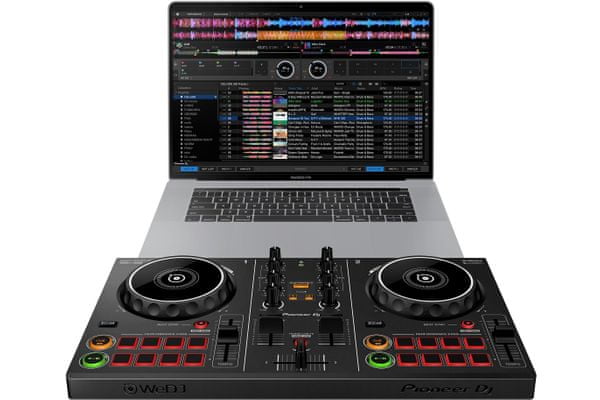 dj kontroler pioneer DDJ-200 wedj djay edjing rekordbox dj smartphone notebook mac mixovanie hudby