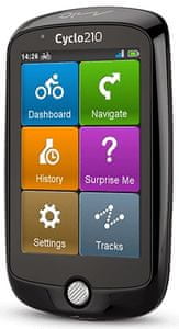GPS navigace na kolo MIO cyclo 210 EU, cyklomapy Evropy, navigování, voděodolná, intuitivní, komfortní ovládání