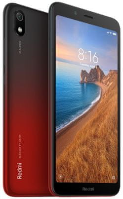 Xiaomi Redmi 7A, skvělý poměr cena/výkon, dlouhá výdrž baterie, pro nenáročné uživatele, dedikovaný slot, velký displej