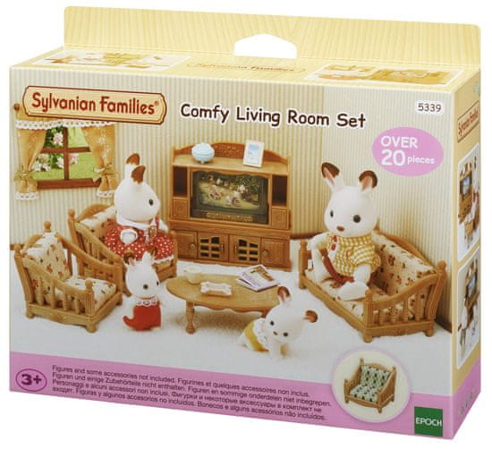 Sylvanian Families Obývací pokoj s TV