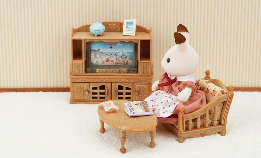 Levně Sylvanian Families Obývací pokoj s TV
