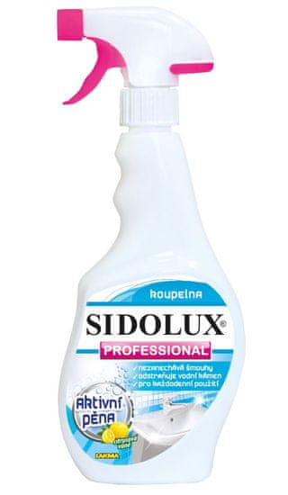Sidolux PROFESSIONAL čistič koupelny s aktivní pěnou 500 ml