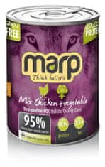 Marp Mix konzerva kuře + zelenina 6 x 400 g