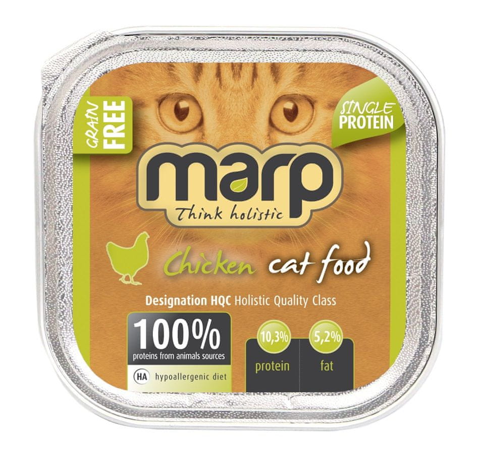 Marp Chicken vanička pro kočky s kuřecím 16x100 g (15 + 1 ZDARMA)