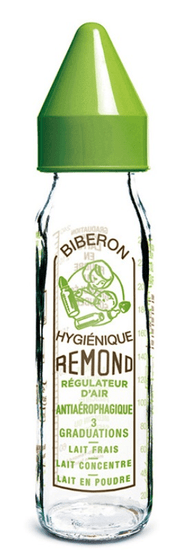 DBB Remond Dětská skleněná lahvička Vintage 240 ml