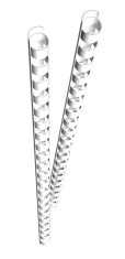 Genie  Plastové kroužky pro vazbu A4 6 mm bílé 25 ks