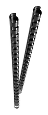 Genie  Plastové kroužky pro vazbu A4 6 mm černé 25 ks