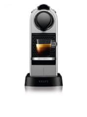 Nespresso kávovar na kapsle Krups Citiz Stříbrný XN741B10