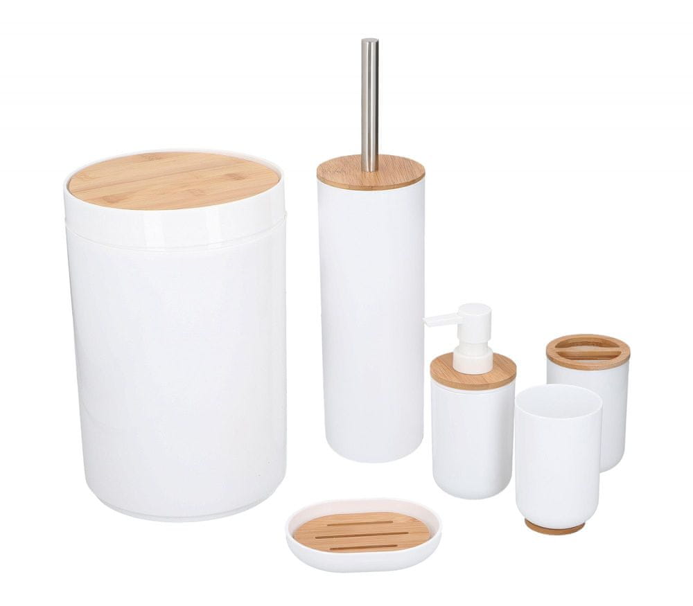 TimeLife Set do koupelny 6 součástí bambus - rozbaleno