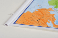 Maps International Evropa - nástěnná politická mapa 140 x 100 cm - laminovaná mapa v lištách