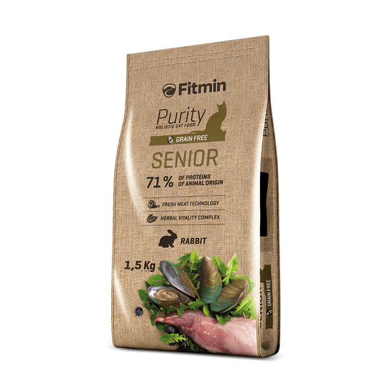 Fitmin cat Purity Senior 1,5 kg