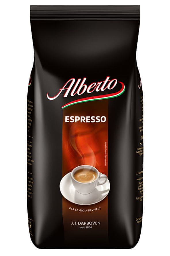 Levně Alberto Espresso zrnková káva 1kg