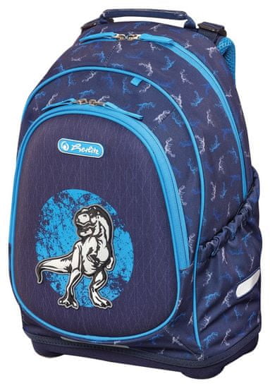 Herlitz Školní batoh Bliss Modrý dino