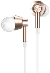 kabelová sluchátka 1more piston earphone in ear headphones kabelové připojení odolný kabel 3,5mm jack zlacený konektor vyvážený zvuk