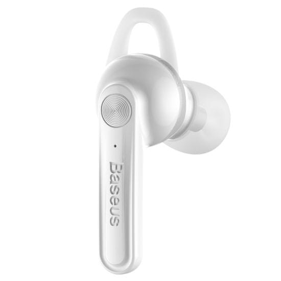 BASEUS Magnetic Bluetooth magnetické sluchátko, bílá NGCX-02 - zánovní