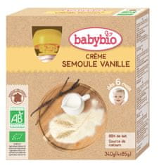 Babybio Krém, vanilka, krupička 4x85 g