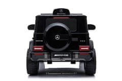 Beneo Elektrické autíčko Mercedes G, černé, jednomístné sedadlo, 12V baterie, 2,4 GHz DO, 2XMOTOR, USB