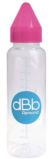 DBB Remond Dětská lahvička PP 360 ml, silikonová savička 4+ měs.