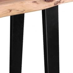 Bruxxi Odkládací stůl Gaya, 120 cm, masiv akát