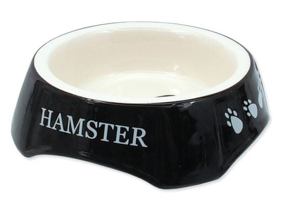 SMALL ANIMAL Miska potisk Hamster černá 13 cm