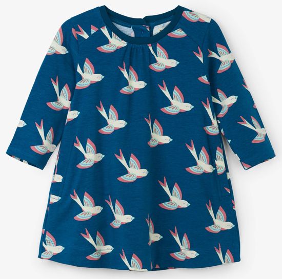 Hatley dívčí šaty s ptáčky