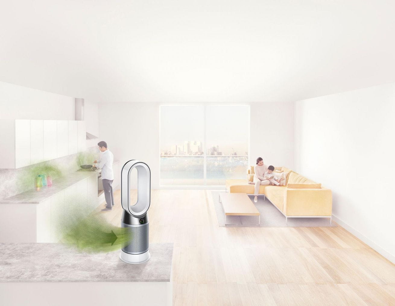Dyson Pure Hot + Cool (HP04) s HEPA filtrem