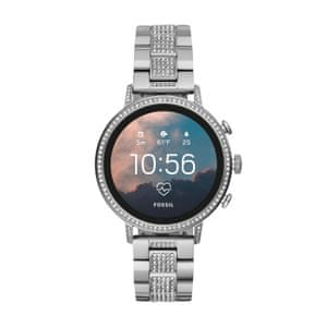 chytré hodinky smartwatch fossil FTW6013 m ios android nerez ocel odolné vodě fitness funkce Bluetooth nfc google pay hlasové ovládání