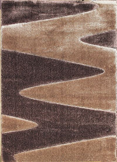 Berfin Dywany Kusový koberec Seher 3D 2652 Brown Beige