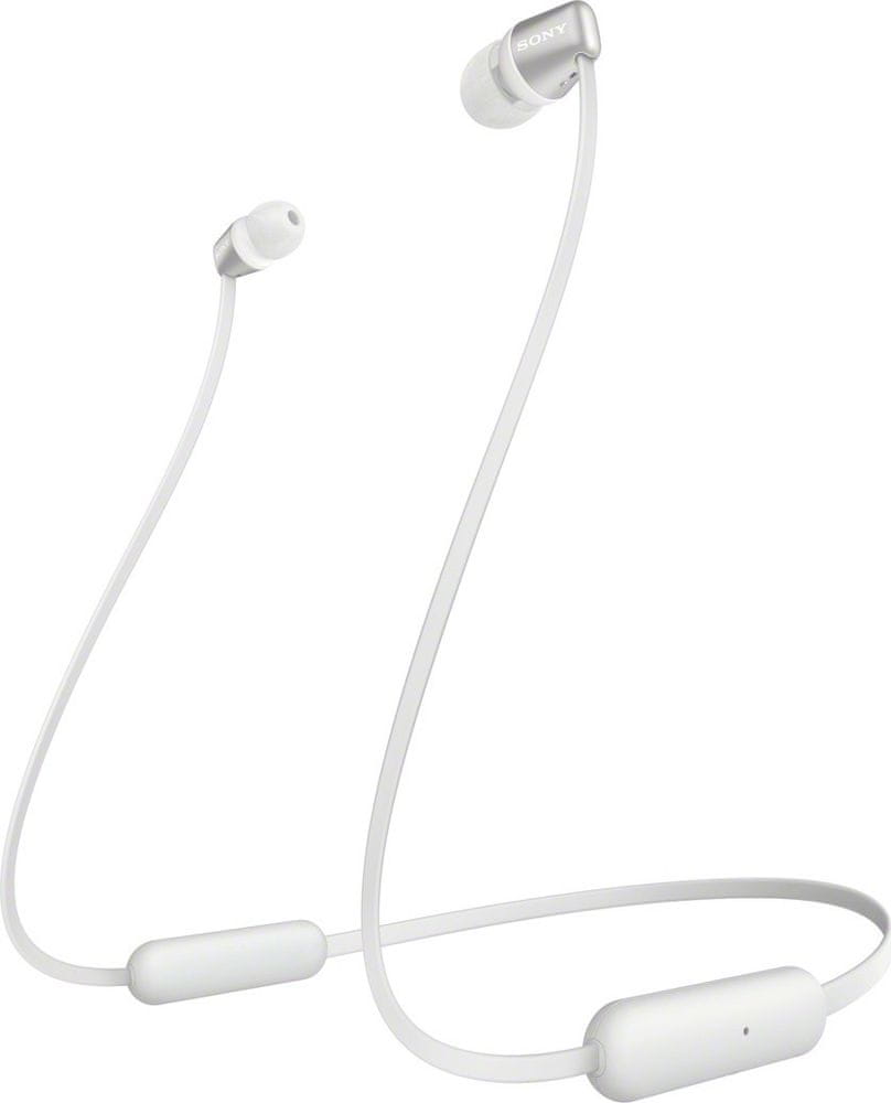 Sony WI-C310 bezdrátová sluchátka, bílá