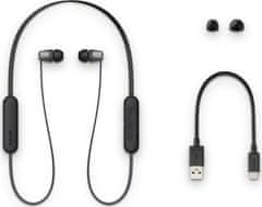 Sony WI-C310 bezdrátová sluchátka, černá