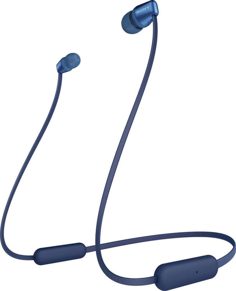 Sony WI-C310 bezdrátová sluchátka, modrá