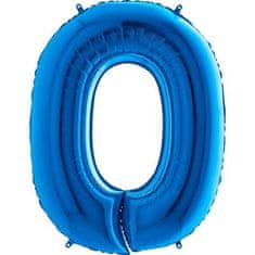 Grabo Nafukovací balónek číslo 0 modrý 102cm extra velký 
