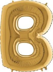 Grabo Nafukovací balónek písmeno B zlaté 102 cm 